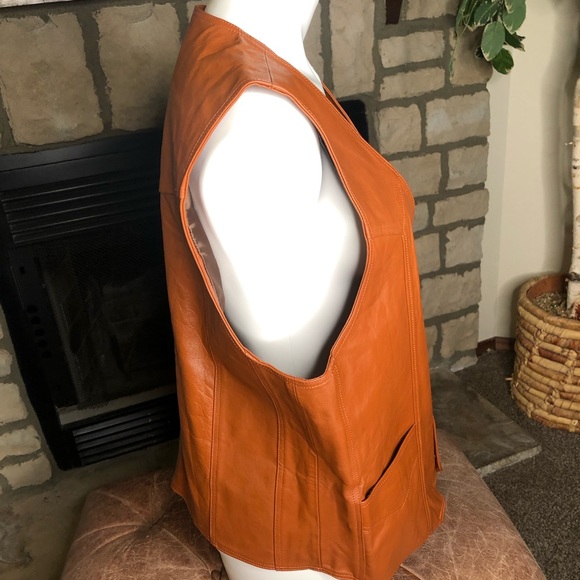 Urban Outlaw Unisex leather vest - Picture 2 of 5